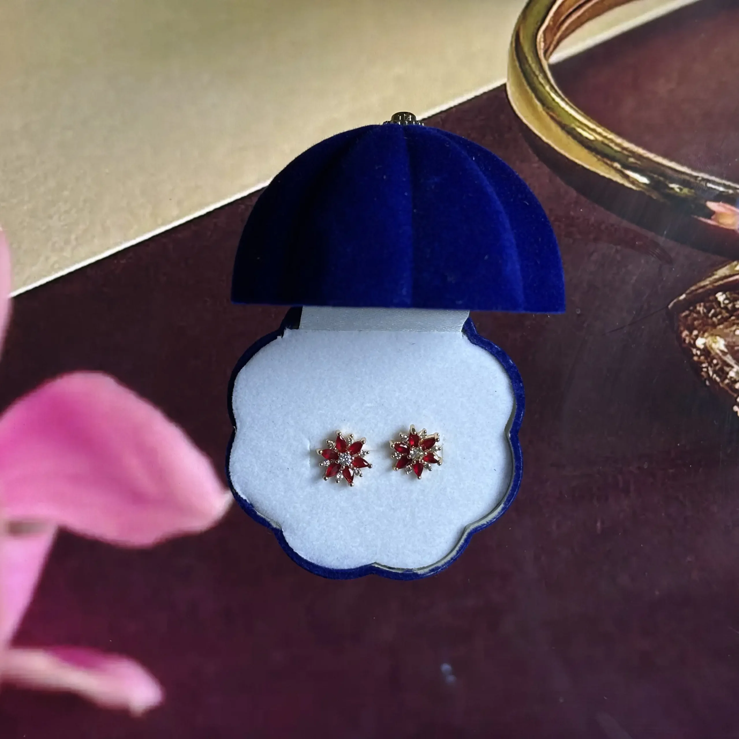 Elegant Floral Ear Tops - Image 5