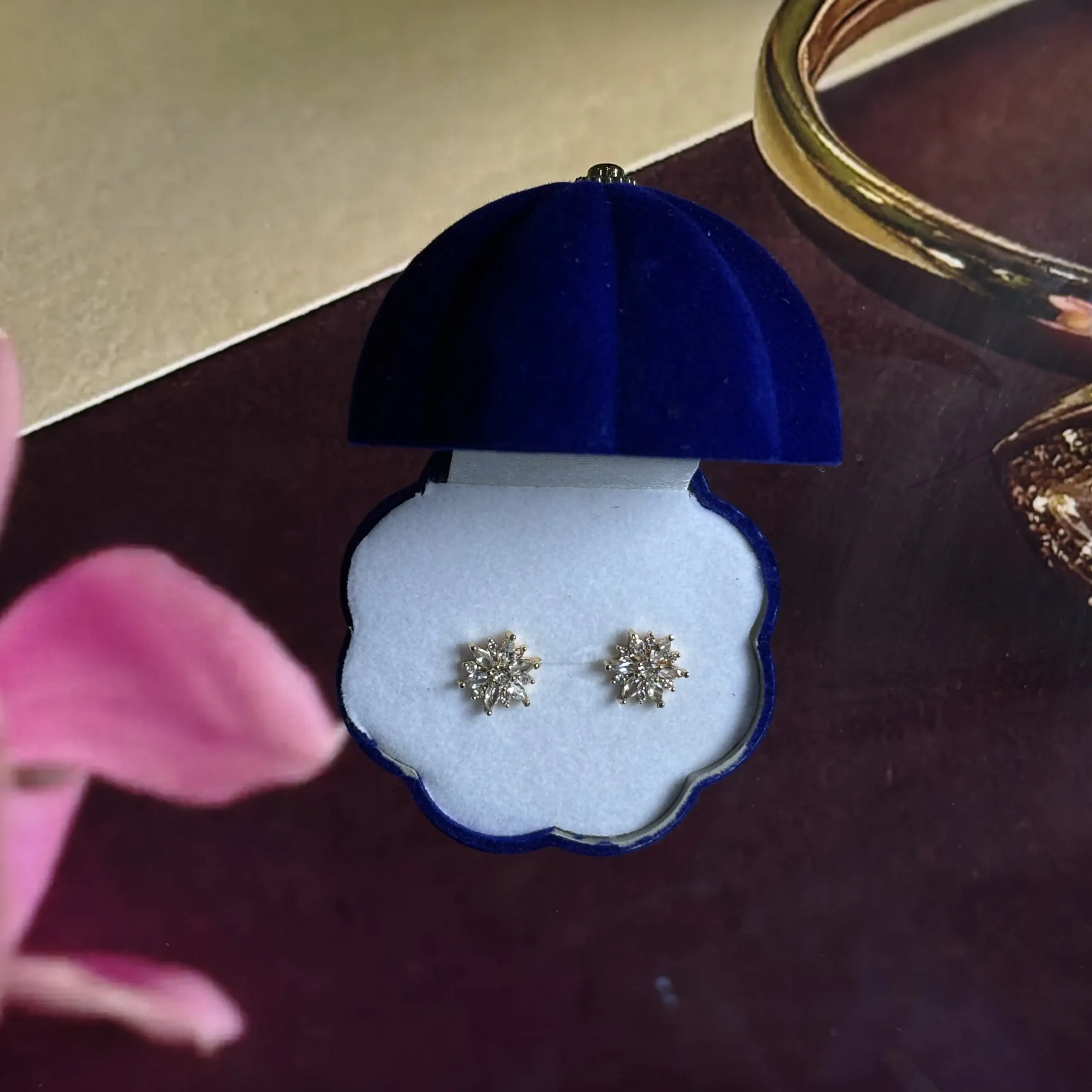 Elegant Floral Ear Tops - Image 6